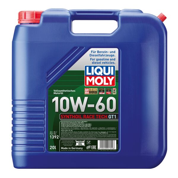 LIQUI MOLY Synthoil Race Tech GT1 10W-60 20L