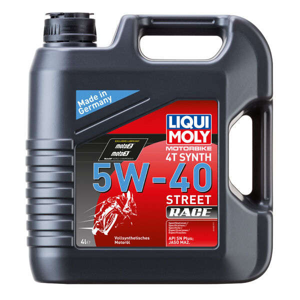 LIQUI MOLY Motorbike 4T 5W-40 Synth Street Race 4L  