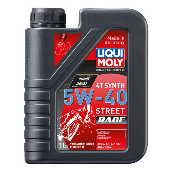 LIQUI MOLY Motorbike 4T Synth 5W-40 Street Race 1L