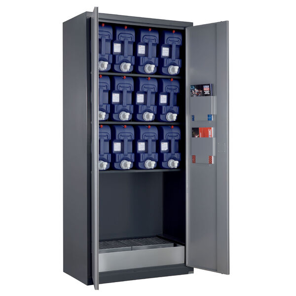 LIQUI MOLY olschrank Export für 20l und 60l LM Gebinde 1 Stk / Oil Cabinet