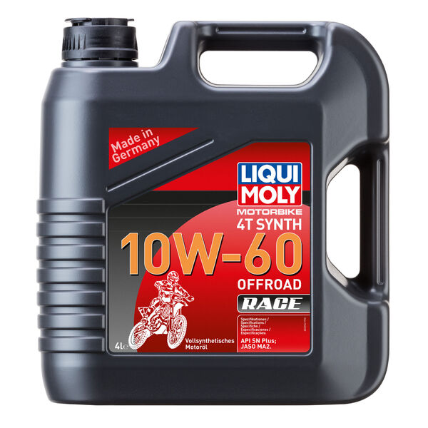 LIQUI MOLY Motorbike 4T Synth 10W-60 Offroad Race 4L 