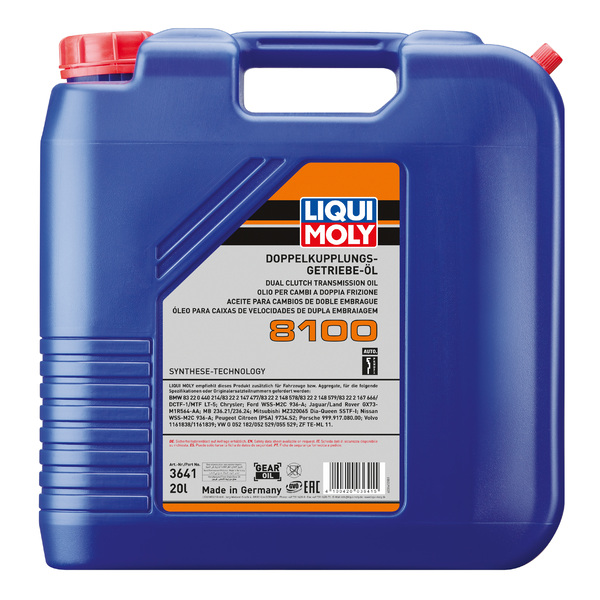 LIQUI MOLY Dual Clutch Gear Oil 8100 20L