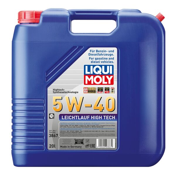 LIQUI MOLY Leichtlauf High Tech 5W-40 20L
