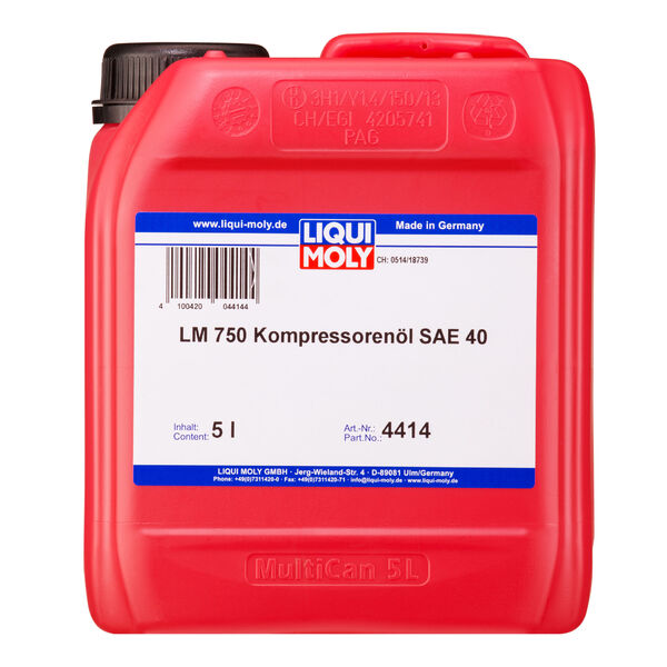 LIQUI MOLY LM 750 Compressor Oil SAE 40 5L